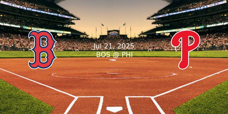 Team Stats and Insights for Red Sox vs Phillies Match Preview - 7/21