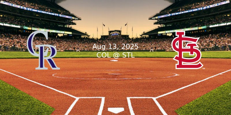 Comprehensive Player Prop Odds for Rockies vs Cardinals - August 13